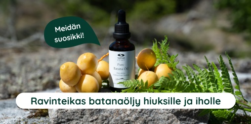 Ravinteikas batanaljy hiuksille ja iholle